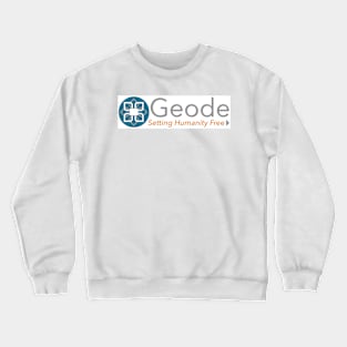 Geode Blockchain Log Setting Humanity Free Crewneck Sweatshirt